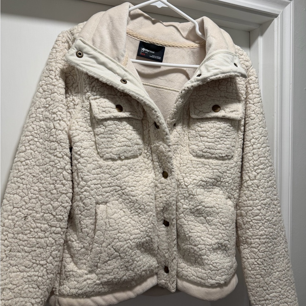 Marmot Women's Off-White Sonora Fleece Jacket